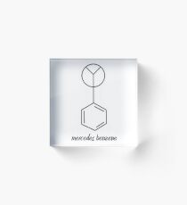 Bloque acrílico Mercedes Benzene