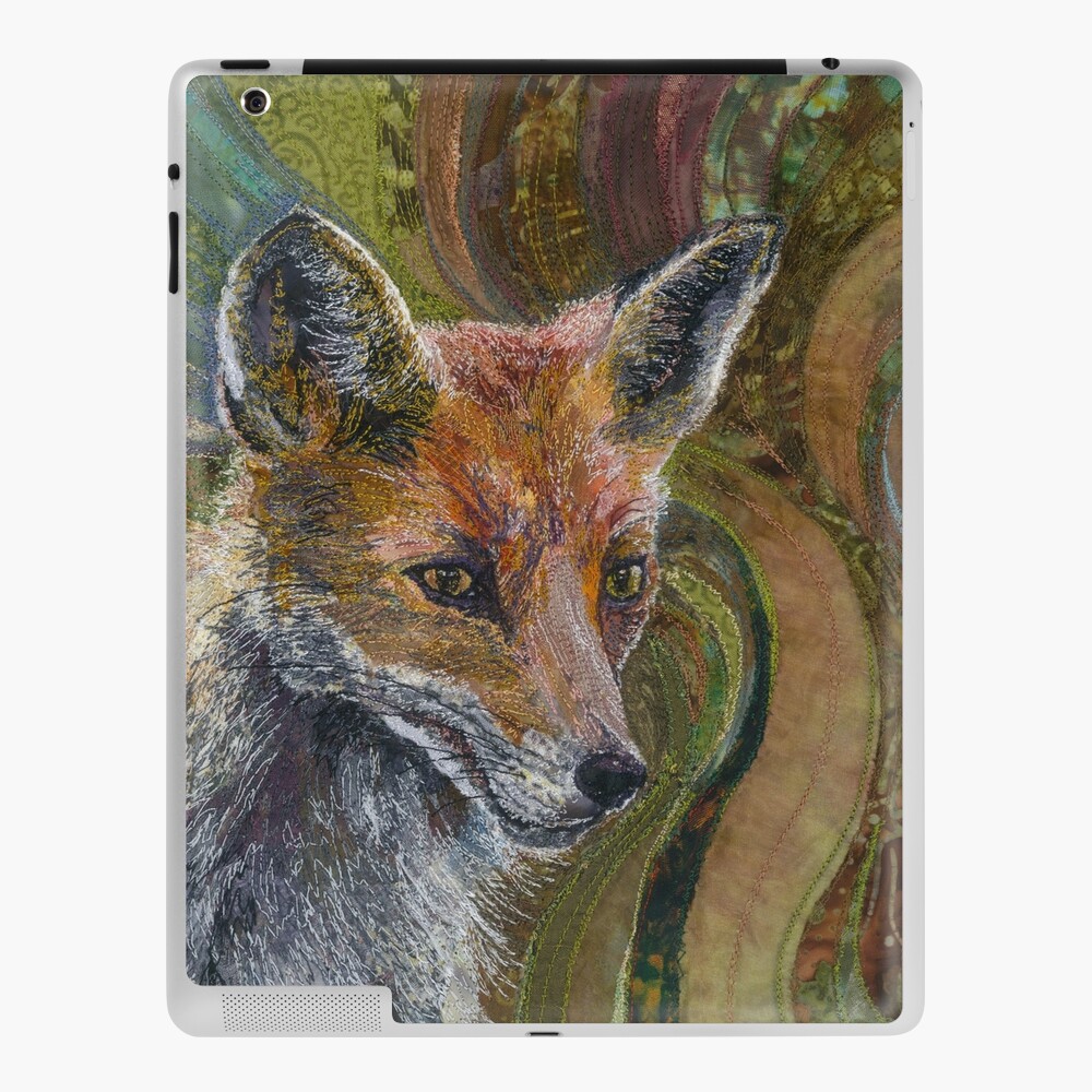 Download Fantastic Mr Fox Fox Embroidery Textile Art Ipad Case Skin By Rwtextileart Redbubble