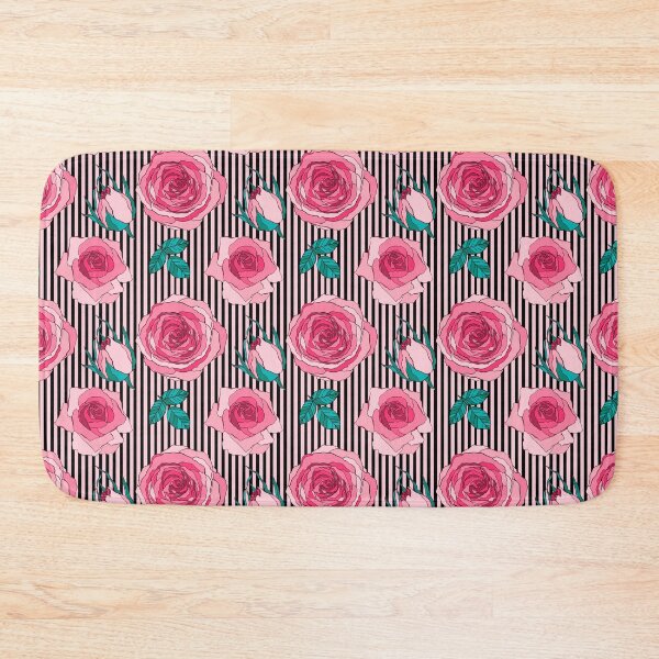 Item preview, Beautiful and Colorful Pink Roses Pattern  designed and sold by Eskitus Fashion.