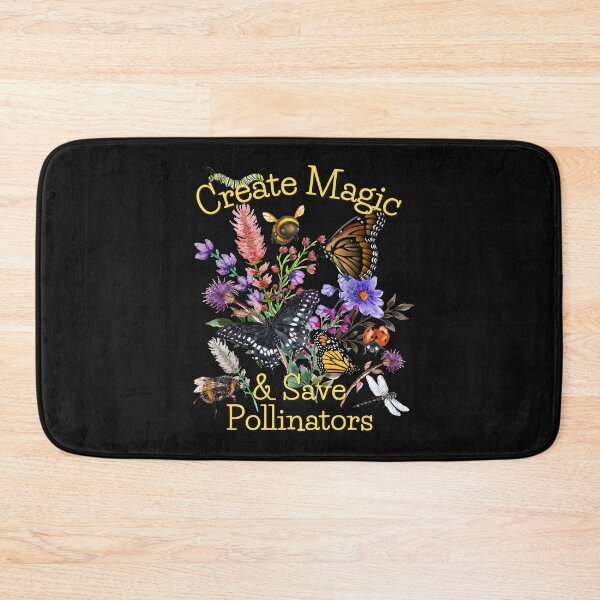Item preview, Create Magic & Save Pollinators Colorful Nature Design designed and sold by EarthArtDesigns.