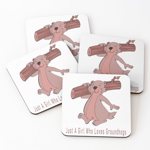 Item preview, Just A Girl Who Loves Groundhogs designed and sold by Soudesign99.