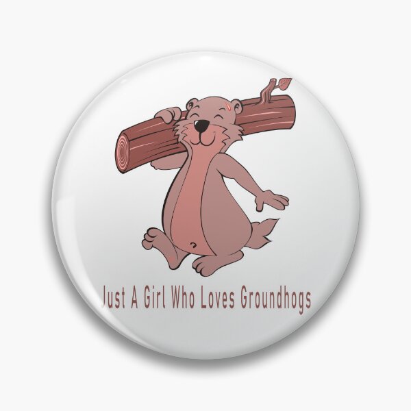 Item preview, Just A Girl Who Loves Groundhogs designed and sold by Soudesign99.