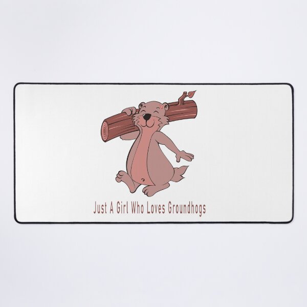 Item preview, Just A Girl Who Loves Groundhogs designed and sold by Soudesign99.
