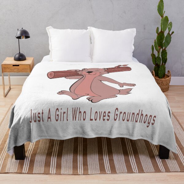 Item preview, Just A Girl Who Loves Groundhogs designed and sold by Soudesign99.