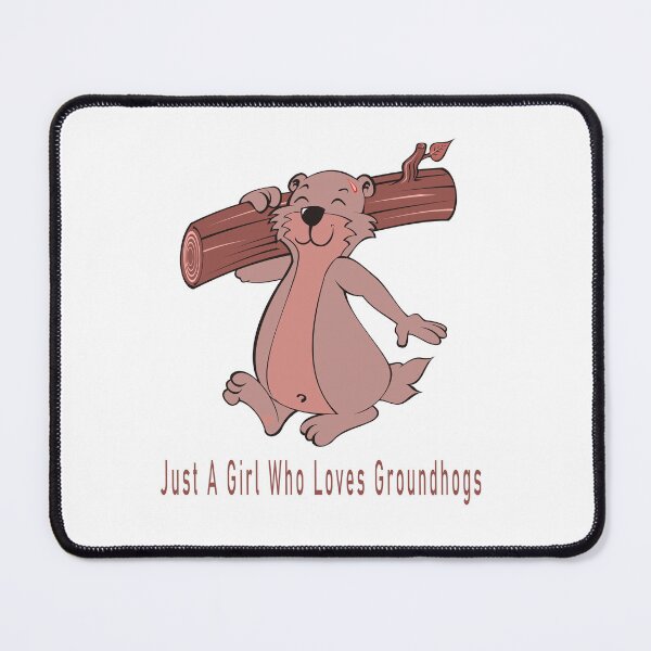 Item preview, Just A Girl Who Loves Groundhogs designed and sold by Soudesign99.