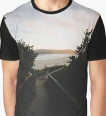 Cellito Beach Sunset Graphic T-Shirt