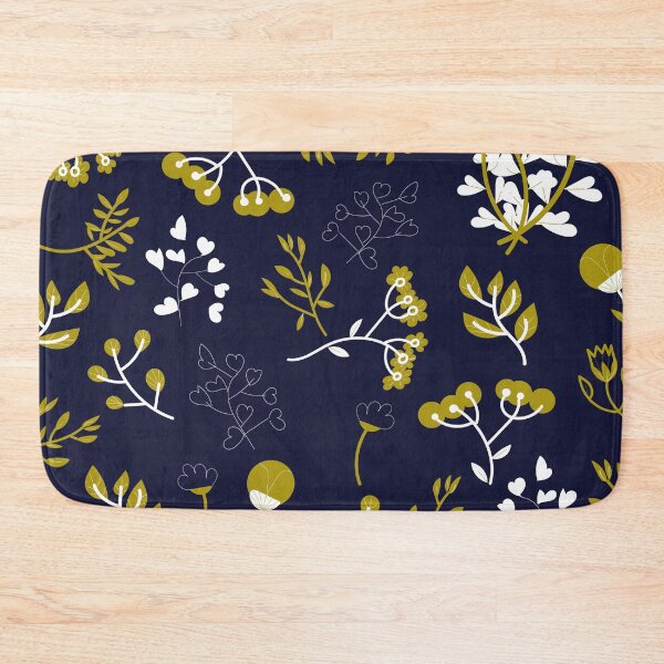 Item preview, Illustration Floral midnight blue designed and sold by perfektdesign.