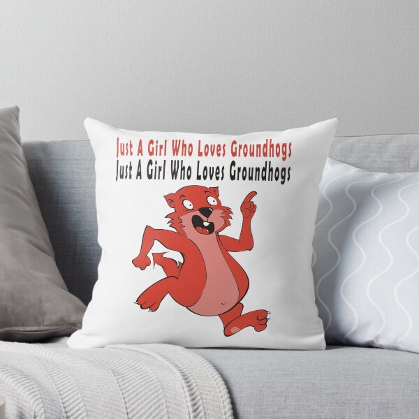 Item preview, Just A Girl Who Loves Groundhogs designed and sold by Soudesign99.