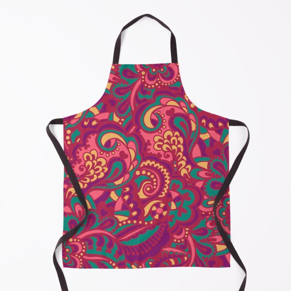 Item preview, Colorful waves vintage pattern designed and sold by Eskitus Fashion.