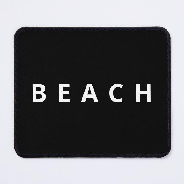Item preview, BEACH (black) - Minimal - Aesthetic Design Merch - Aesthetics Text Word designed and sold by UniqqFactory.
