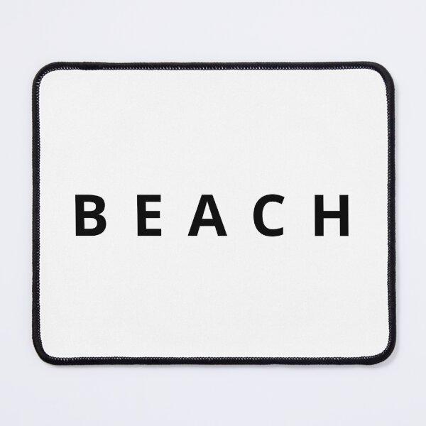 Item preview, BEACH - Minimal - Aesthetic Design Merch - Aesthetics Text Word designed and sold by UniqqFactory.
