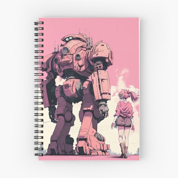 Item preview, Anime style Robot, Kawai color, cyberpunk city designed and sold by Daimonxart.