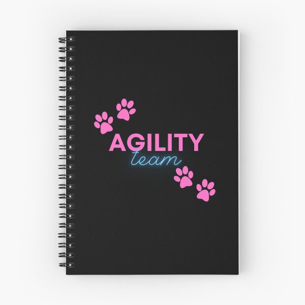 Item preview, Agility team in pink and blue with paws designed and sold by PausePapote.