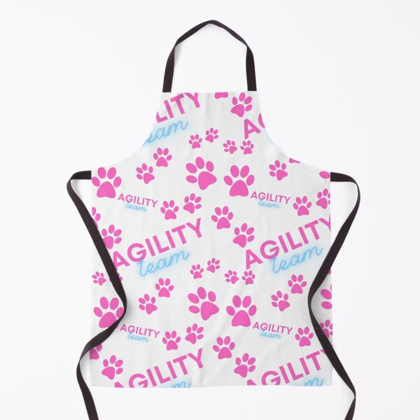 Item preview, Agility team in pink and blue with paws designed and sold by PausePapote.