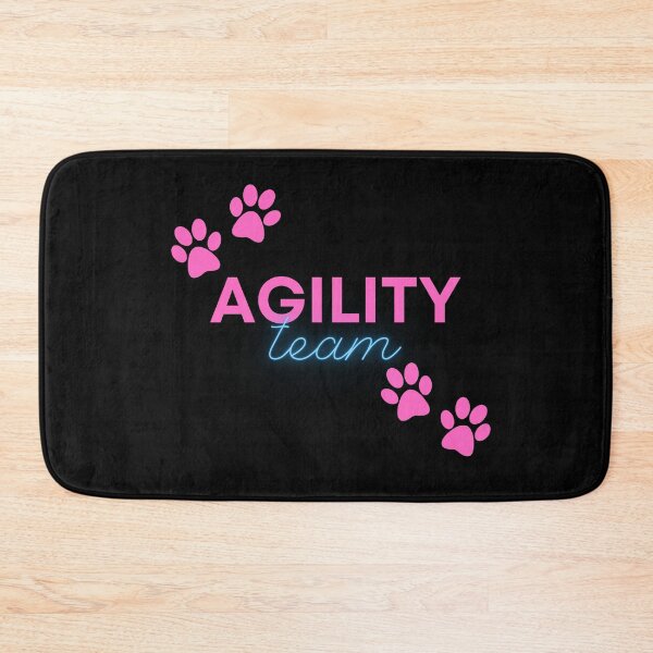 Item preview, Agility team in pink and blue with paws designed and sold by PausePapote.