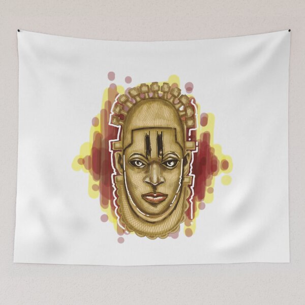 Item preview, Queen Mother Mask of Ancient Benin Kingdom designed and sold by Kainene.