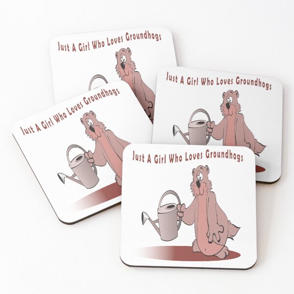 Item preview, Just A Girl Who Loves Groundhogs designed and sold by Soudesign99.