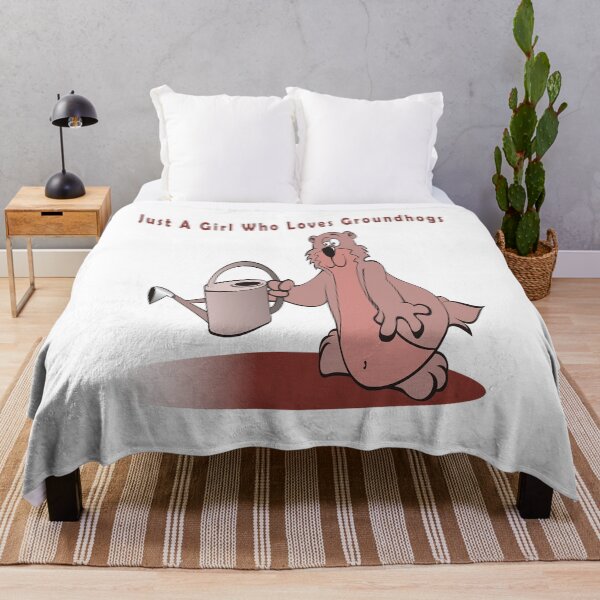 Item preview, Just A Girl Who Loves Groundhogs designed and sold by Soudesign99.
