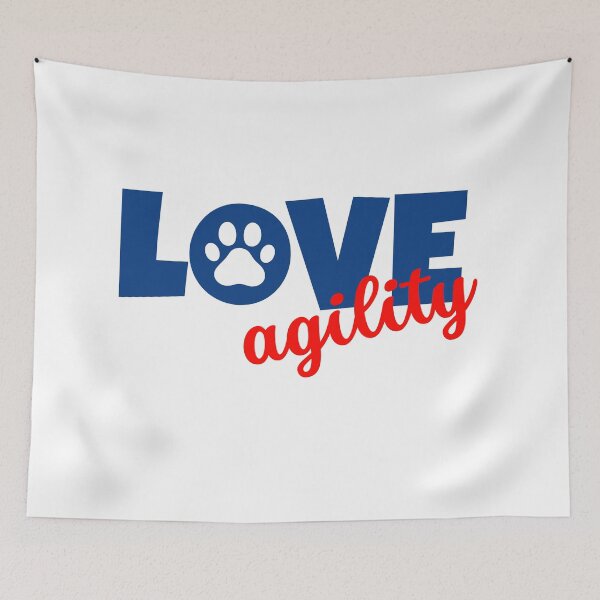 Item preview, Love agility in red and blue designed and sold by PausePapote.