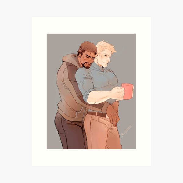 Jack Morrison - Gabriel Reyes  Overwatch fan art, Overwatch reaper,  Soldier 76