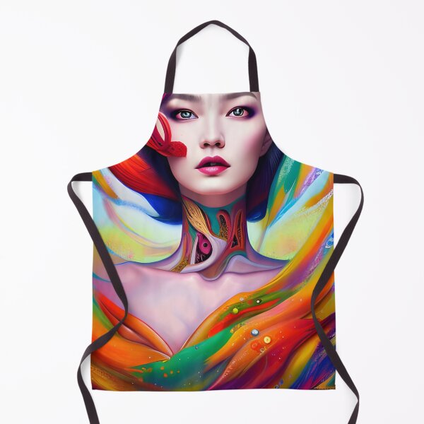Item preview, Abstracted Impressions: Surreal Woman Portrait with Intricate Details designed and sold by artmanikin.