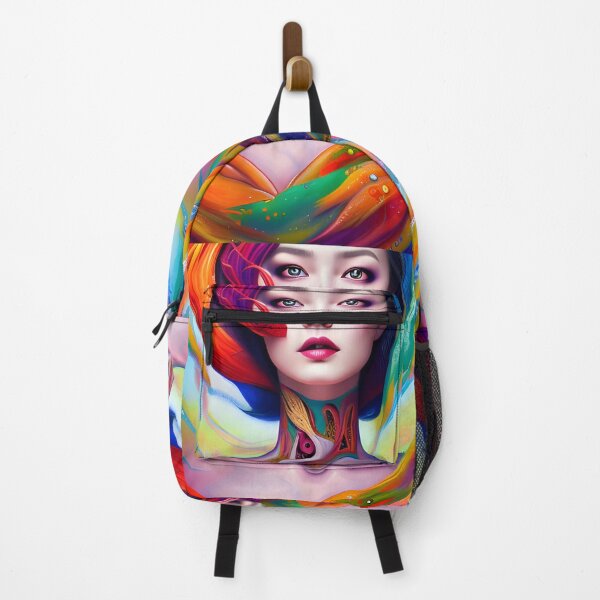 Item preview, Abstracted Impressions: Surreal Woman Portrait with Intricate Details designed and sold by artmanikin.