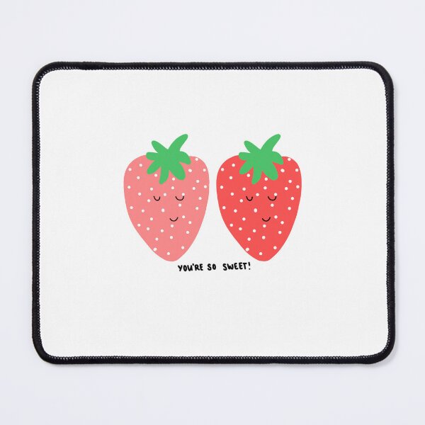 Item preview, cute strawberries designed and sold by kamkrishnan.