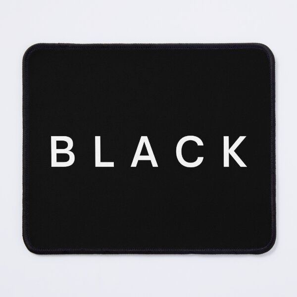 Item preview, "BLACK" - Minimal - Aesthetic Design Merch - Aesthetics Text Word designed and sold by UniqqFactory.