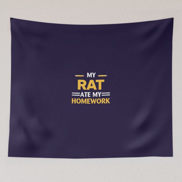Item preview, My Rat Ate My Homework designed and sold by AlwaysAwesome.