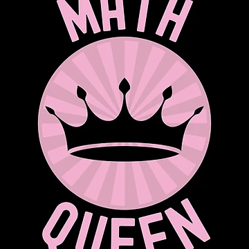 Artwork thumbnail, Math Queen - Math Lover, Math Teacher, Math Professor, Math Nerd, Mathematics, Statistics, Laboratories by jadedscientist