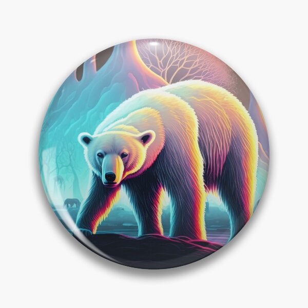 Item preview, Polar Bear in neon light  designed and sold by VanKlin.