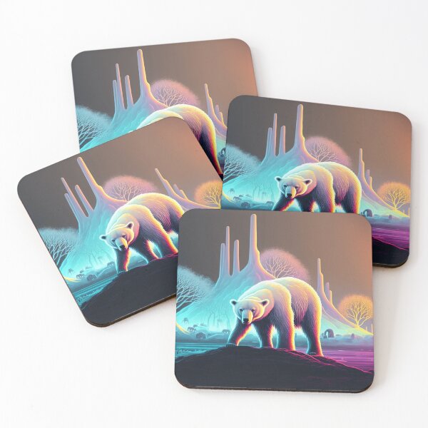 Item preview, Polar Bear in neon light  designed and sold by VanKlin.