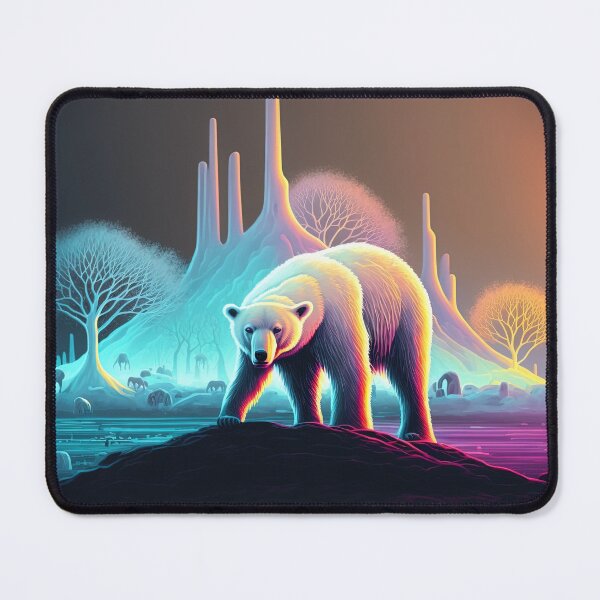 Item preview, Polar Bear in neon light designed and sold by VanKlin.