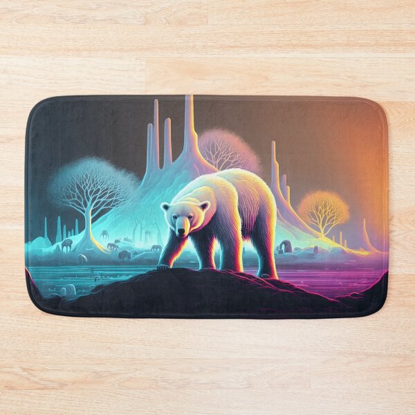 Item preview, Polar Bear in neon light  designed and sold by VanKlin.