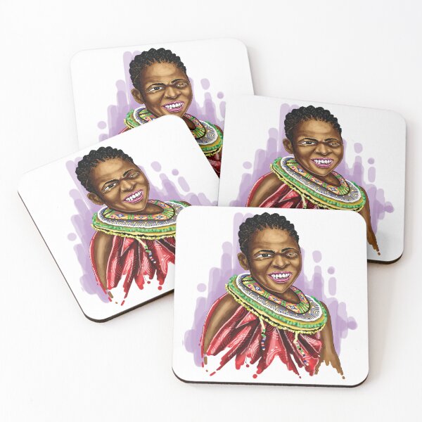 Item preview, One eyed Masai African Woman Smiling  designed and sold by Kainene.
