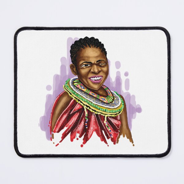 Item preview, One eyed Masai African Woman Smiling  designed and sold by Kainene.