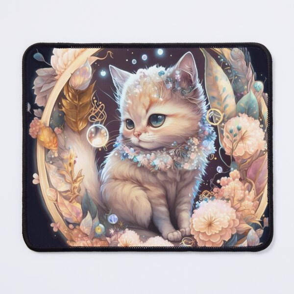 Item preview, Flowered Kitten designed and sold by MckennaiiShop.