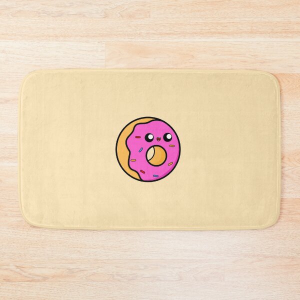Item preview, Cute Cartoon Donut || Pink || Kawai designed and sold by cookingwithten.