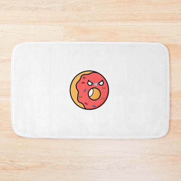 Item preview, Cute Cartoon Donut || Red Angry || Kawai designed and sold by cookingwithten.