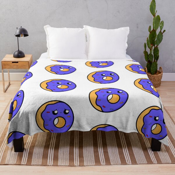 Item preview, Cute Cartoon Donut || Blue Shy || Kawai designed and sold by cookingwithten.