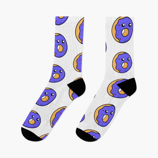 Item preview, Cute Cartoon Donut || Blue Shy || Kawai designed and sold by cookingwithten.