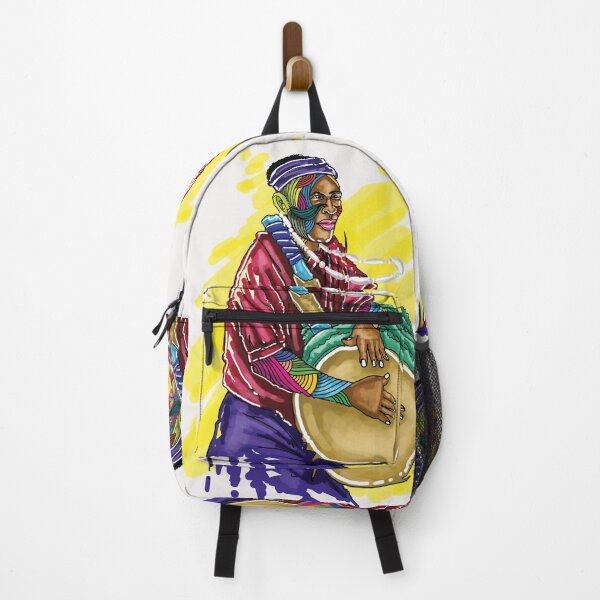 Item preview, Black African Man Drumming designed and sold by Kainene.