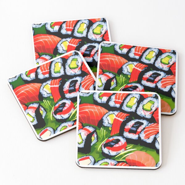 Item preview, Sushi Lover Japanese Food Sushi Pattern designed and sold by yelly123.