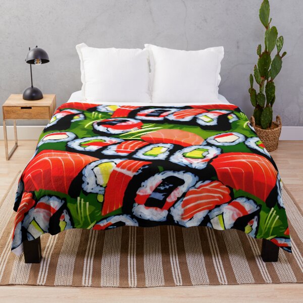 Item preview, Sushi Lover Japanese Food Sushi Pattern designed and sold by yelly123.