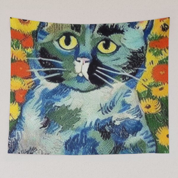 Item preview, Cat Vangogh designed and sold by Ashley Lustful.