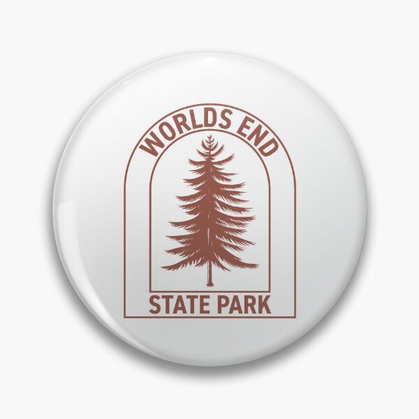 Aperçu de l'œuvre Worlds End State Park Pennsylvania Vintage Tree créée et vendue par HalpinDesign.