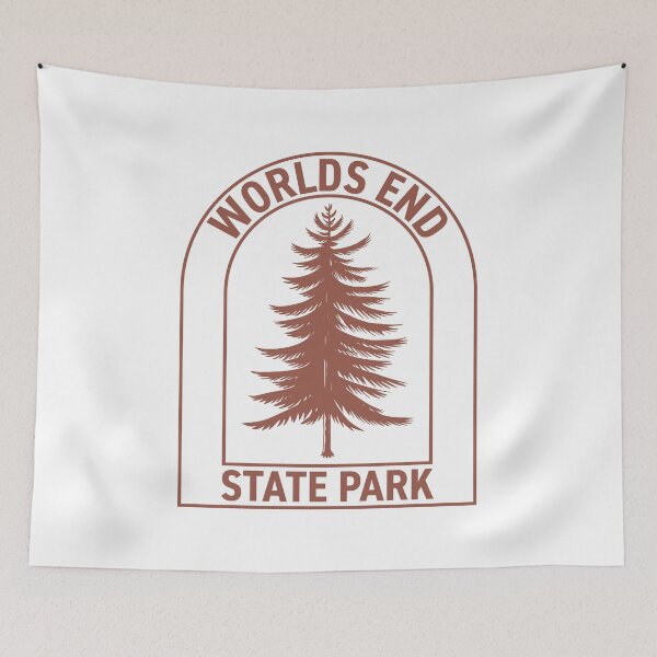Item preview, Worlds End State Park Pennsylvania Vintage Tree designed and sold by HalpinDesign.