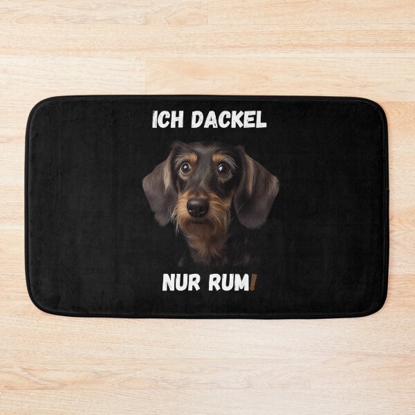 Artikelvorschau, Süßer Rauhaar Dackel - Ich Dackel nur rum! 4 entworfen und verkauft von PD-Store.