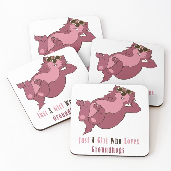 Item preview, Just A Girl Who Loves Groundhogs designed and sold by Soudesign99.