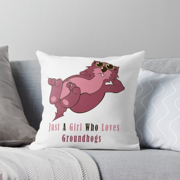 Item preview, Just A Girl Who Loves Groundhogs designed and sold by Soudesign99.